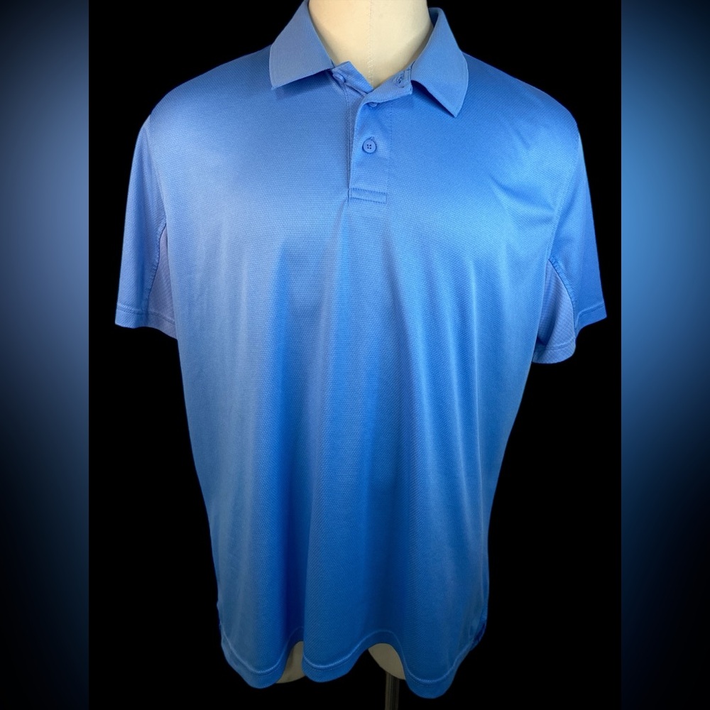 Magellan Outdoors Classic Fit Sky Blue Polo Shirt Men’s 2XL